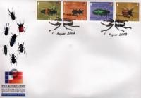 Laos 2002 Fdc Insects