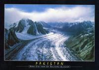 Pakistan Beautiful Postcard Bird Eye View Baltoro Glacier