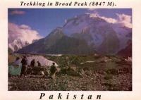 Pakistan Beautiful Postcard Trekking In Broad Peak