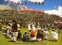 Pakistan Beautiful Postcard Shandur Festival Polo