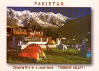 Pakistan Beautiful Postcard Camping Site At Local Hotel