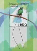Benin 1996 S/Sheet & Stamps Birds Of Paradise .