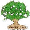 Austria Fdc 2017 Real Oak Tree Wooden Stamp
