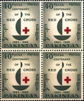 Pakistan 1963 Stamps Red Cross Centenary MNH