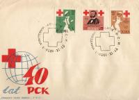 Poland Fdc 1959 Birth Of Red Cross Centenary