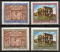 Vaticane 1964 Stamps Save The Monuments Of Nubia Unesco