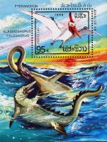 Laos 1988 S/Sheet Prehistoric Dinosaurs