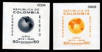 Colombia 1950 S/Sheet Stamps 75th Anniversary Of UPU MN