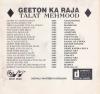 Geeton Ka Raja Talat Mahmood EMI CD