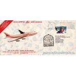 India Fdc First Flight Cover New York Delhi Boeing 747