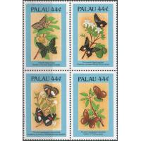 Palau 1987 Stamps  Butterflies Insects MNH
