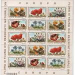 Romania 1983 Stamps Sheet Flowers & Orchids