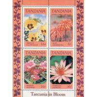 Tanzania 1986 S/Sheet Flowers & Orchids
