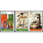 Pakistan Stamps 2001 Diplomatic Relation Pakistan China