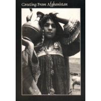 Afghanistan Postcard Afghan Girl In Native Costume