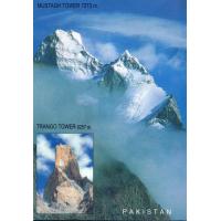 Pakistan Beautiful Postcard Mustagh Towers 7273M