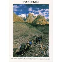 Pakistan Beautiful Postcard Walking Over The Baltoro Glacier