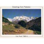 Pakistan Beautiful Postcard Ulter & Lady Finger Peaks