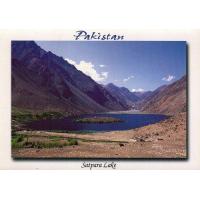 Pakistan Beautiful Postcard Satpara Lake