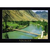 Pakistan Beautiful Postcard Gilgit River