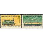 Pakistan Stamps 1961 Railway Centenary