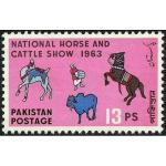 Pakistan Stamps 1963 National Horse & Cattle Show