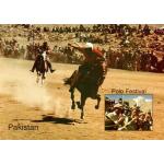 Pakistan Beautiful Postcard Mlakhra Typical Sindhi Wrestling