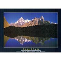Pakistan Beautiful Postcard Paiyu & Ulibiaho Peaks