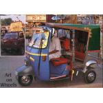 Pakistan Beautiful Postcard Art On Rickshaw