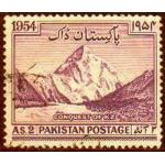 Pakistan Stamps 1954 Conquest Of K2 Mount Godwin USED
