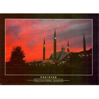 Pakistan Beautiful Postcard Faisal Mosque Islamabad