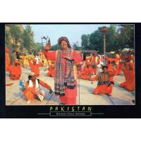 Pakistan Beautiful Postcard Sindhi Folk Dance