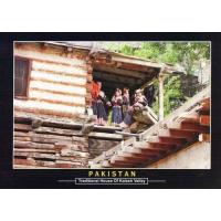 Pakistan Beautiful Postcard Traditional Houses Swat