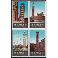 Ajman 1972 Italy Tourism Leaning Tower Of Pisa & Venice Building