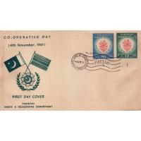 Pakistan Fdc 1961 Co Operative Day