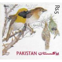 Pakistan Stamp 1976 Bird Baya Unissued MNH