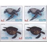 Pakistan Stamps 1983 Cone Turtles Unissued