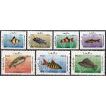 Afghanistan 1987 Stamps Marine Life Fishes MNH
