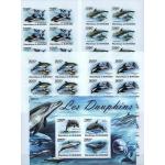 Burundi 2011 S/Sheet Stamps Imperf Marine Life Dolphins MNH