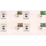 United Nations 2002 Fdcs Endangered Species