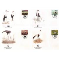WWF Malawi 1987 Fdc Cranes