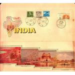 India 1967 Fdc Taj Mahal In Map Of India Delightful Cover