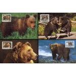 WWF Yugoslavia 1988 Beautiful Maxi Cards Bears