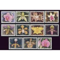 Laos 2003 Stamps Orchids MNH