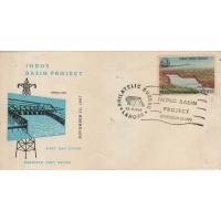 Pakistan Fdc 1967 Indus Basin Project Mangla Dam