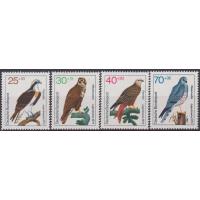Germany 1973 Stamps Birds Of Prey MNH