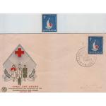 Australia Fdc 1963 & Stamp Red Cross Centenary