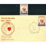 Pakistan Fdc 1972 & Stamp World Health Day Heart