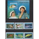 Benin 1997 S/Sheet & Stamps Marine Life Fishes MNH