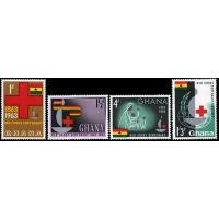 Ghana 1963 Stamps Red Cross Centenary